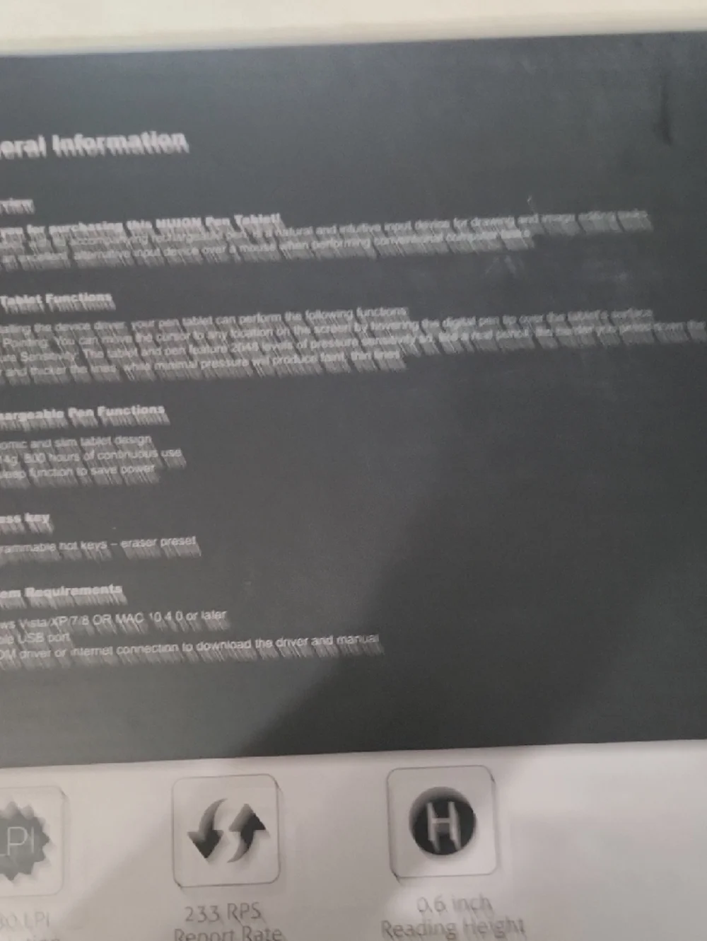 Professional Pen Tablet - Black